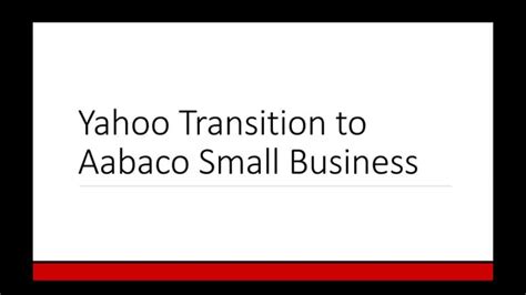aabaco small business account.